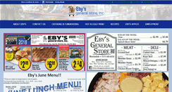 Desktop Screenshot of ebysgeneralstore.com
