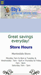 Mobile Screenshot of ebysgeneralstore.com